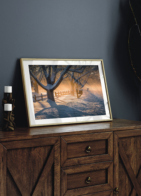 Póster Depois da Tempestade de Neve