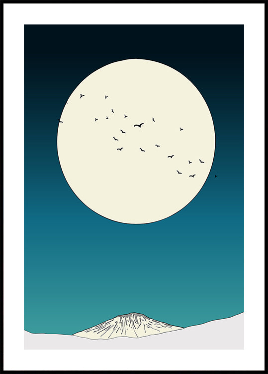 Moonlit Ascent Plakat - Posterbox