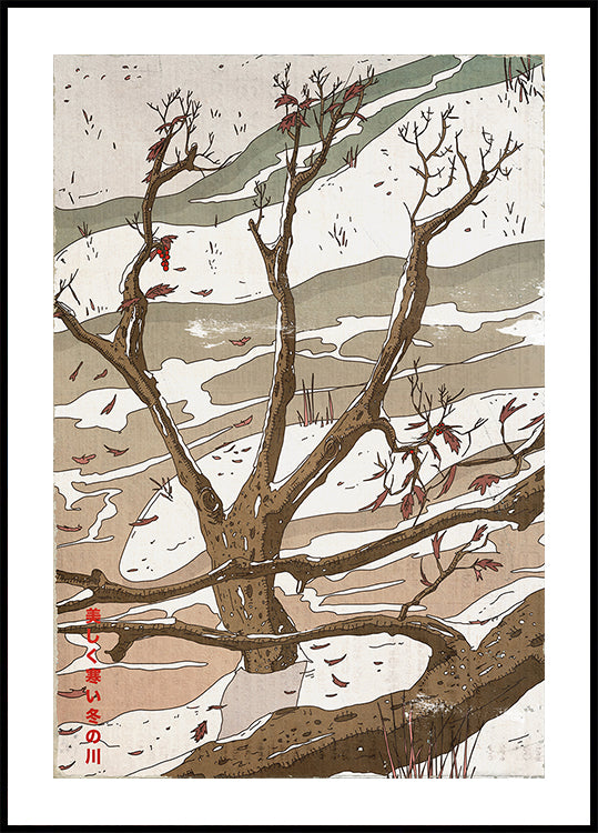 The Beautiful Cold Winters Stream Plakat - Posterbox
