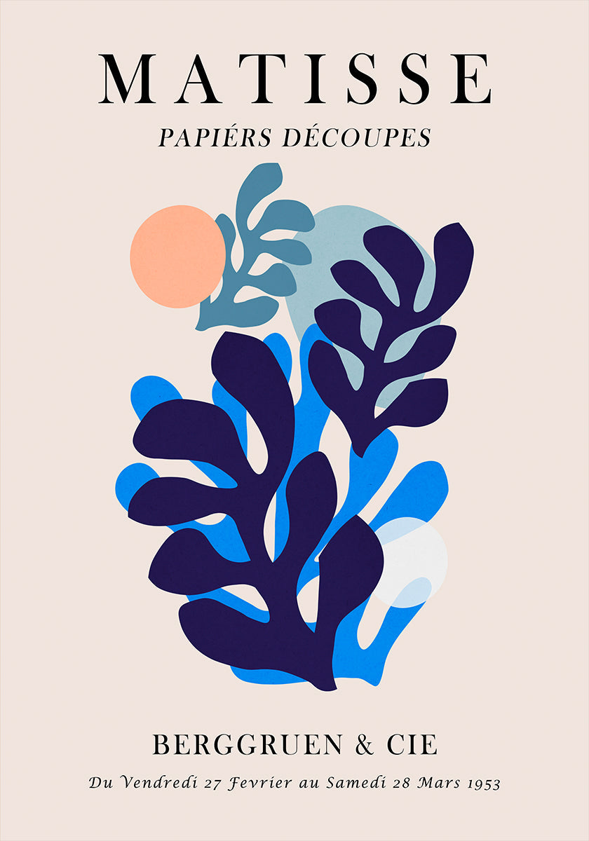 Póster Matisse floral 5