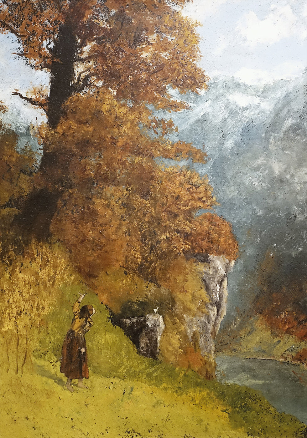 Autumn Landscape by Gustave Courbet Plakat - Posterbox.dk