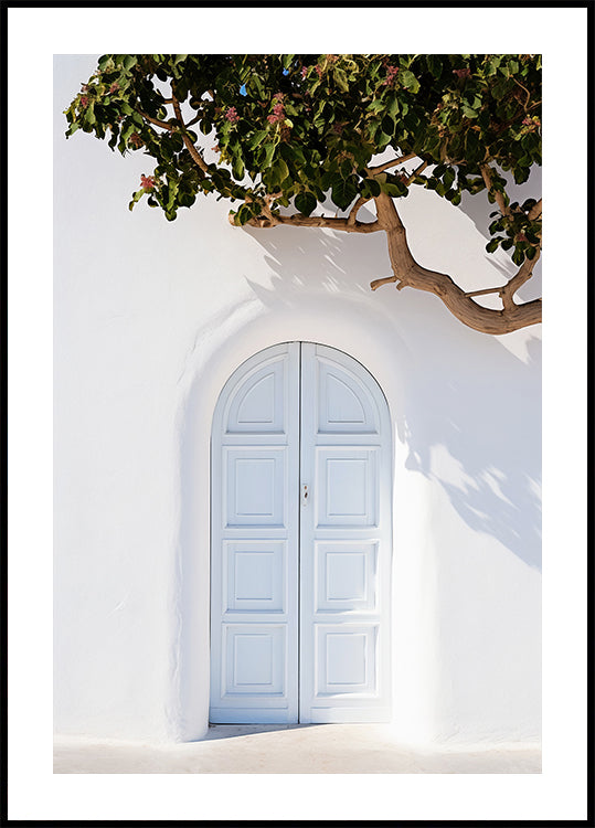 Blue Door, Mediterranean Architecture Plakat - Posterbox.dk