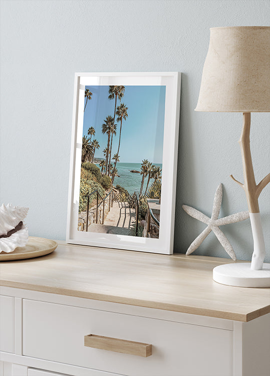 Pôster do caminho costeiro da Califórnia - Posterbox.dk