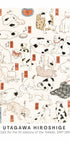 Cats of the Tokaido, Hiroshige Plakat - Posterbox.dk