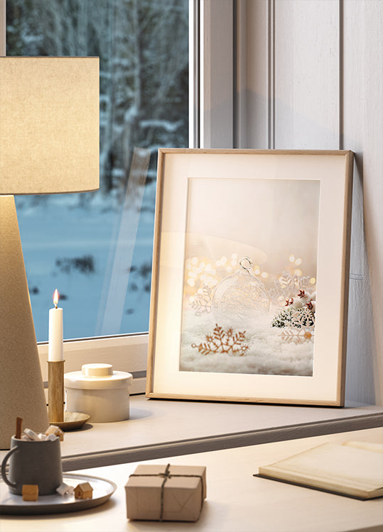 Christmas White Decorations №2 Plakat - Posterbox.dk