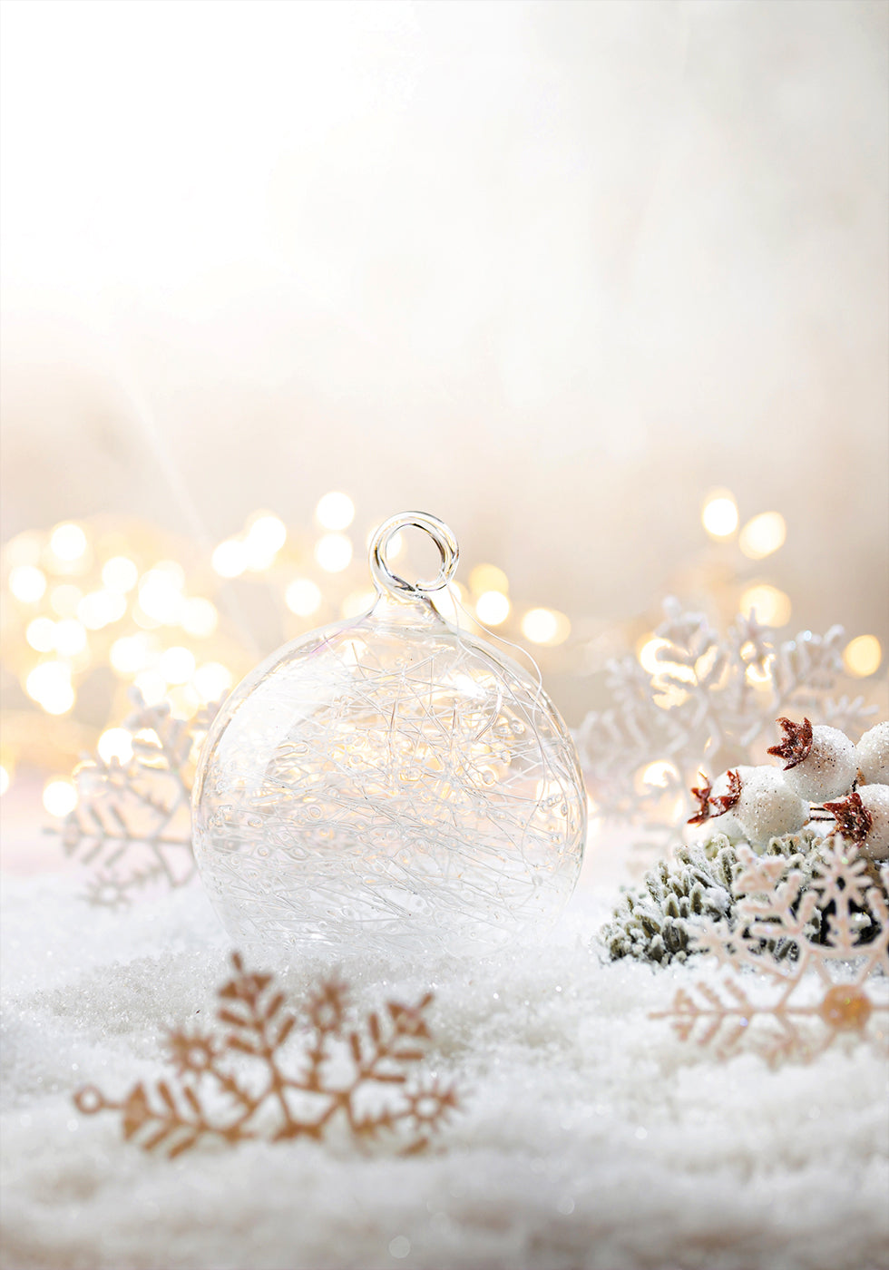 Christmas White Decorations №2 Plakat - Posterbox.dk