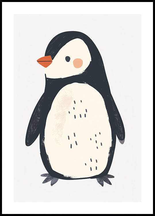 Cute Penguin Plakat - Posterbox.dk