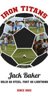Football Ball Photo Collage Personal 2 Plakat - Posterbox