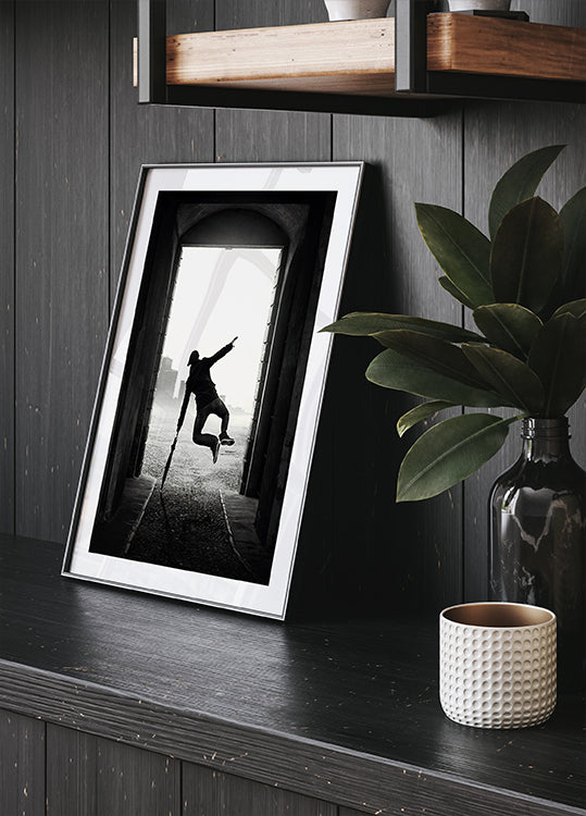 Joyful Leap Urban Plakat - Posterbox.dk