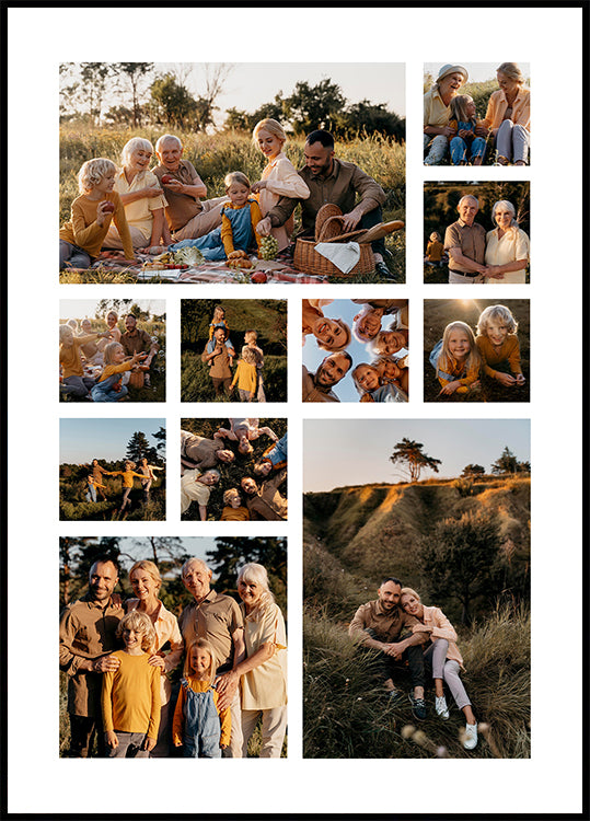 Personalized Photo Collage Plakat - Posterbox