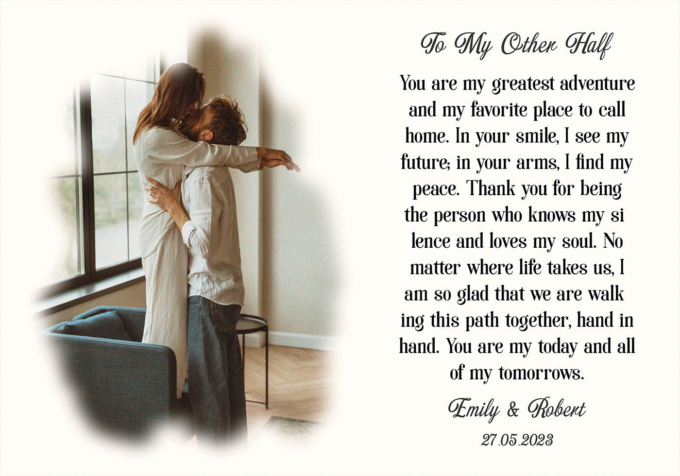 Photo With Poem Personal - Posterbox