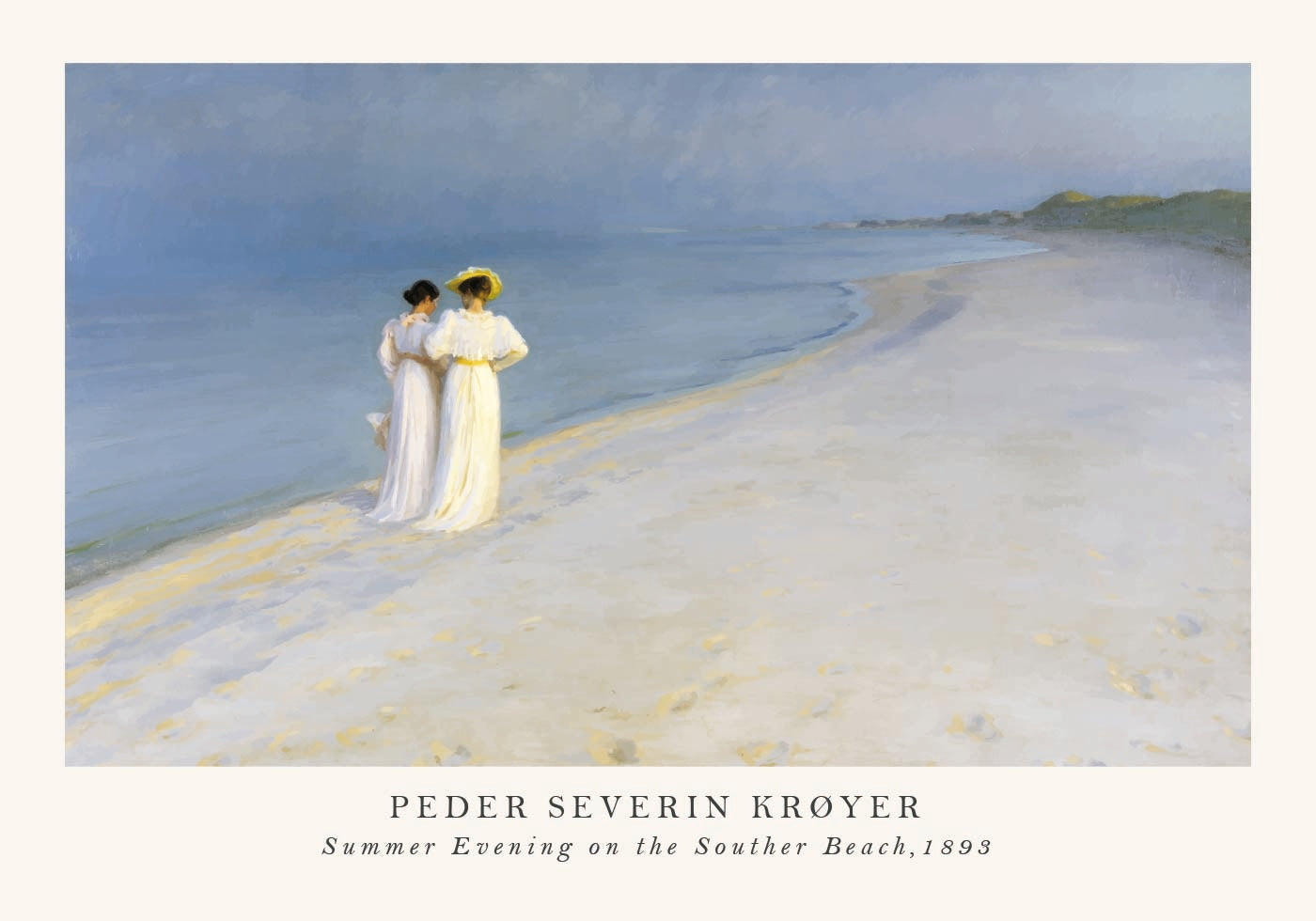 Summer Evening on the Souther Beach Plakat - Posterbox.dk