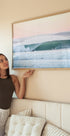 Sunset Barrel Surf, Coastal Calm Wall Art Plakat - Posterbox.dk