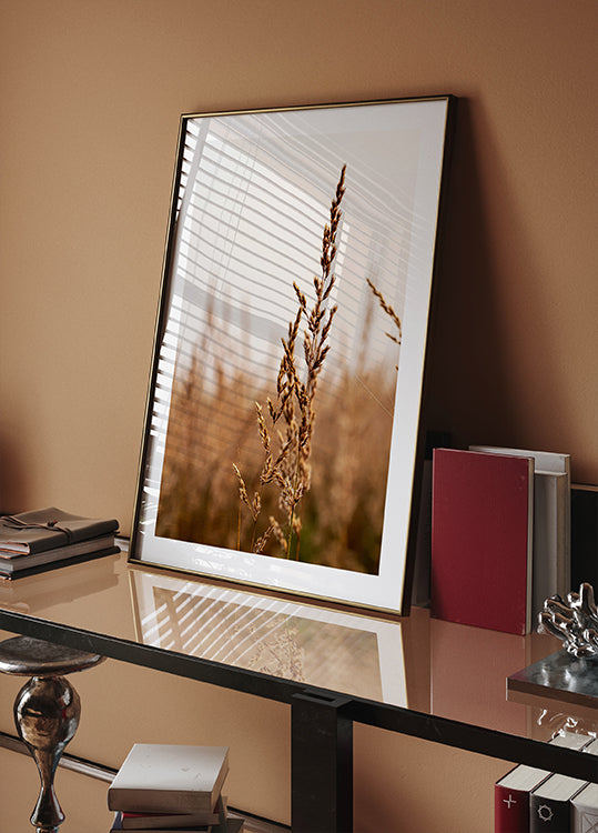 Tranquil Beach Grass Plakat - Posterbox.dk