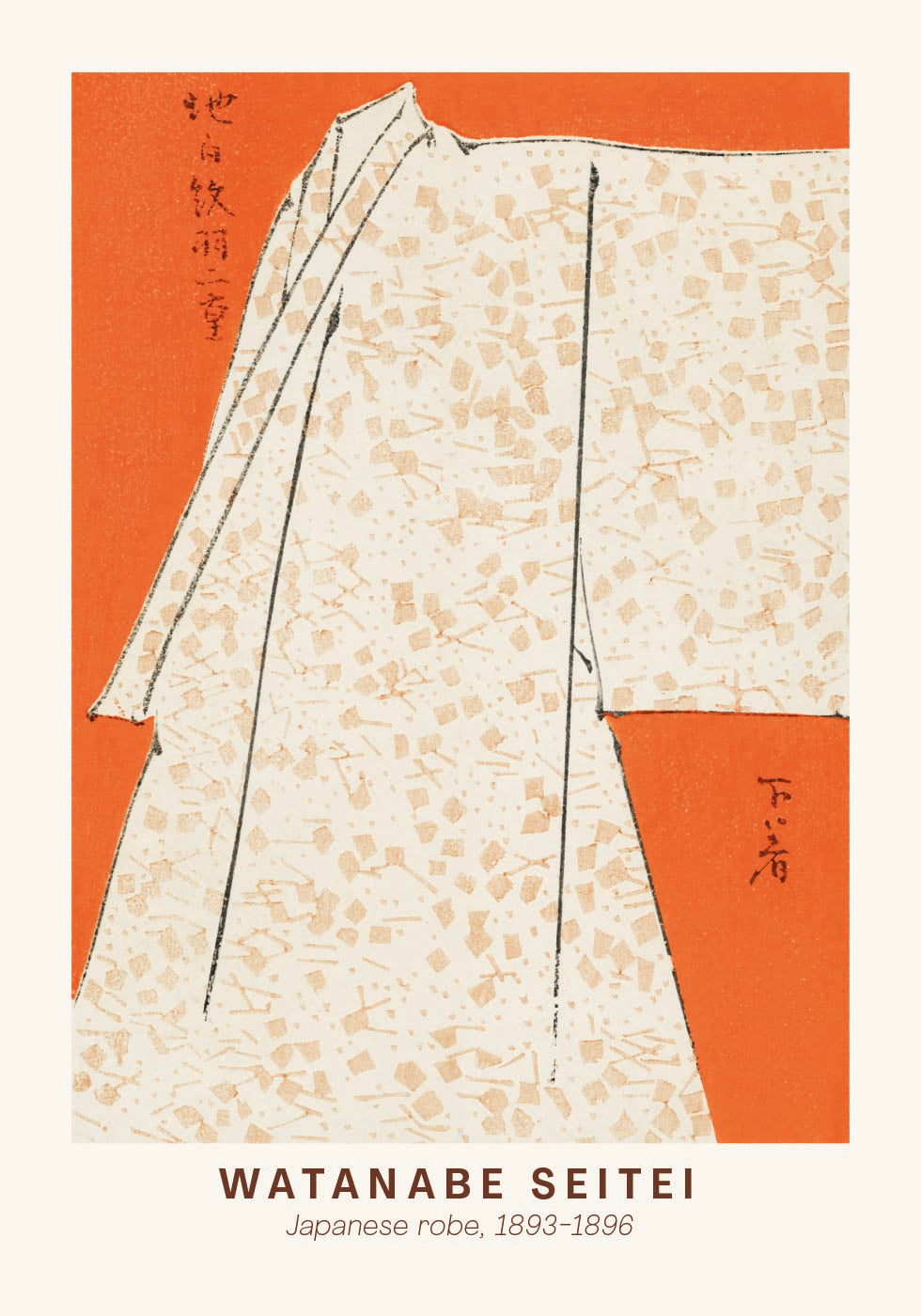 Watanabe Seitei Japanese Robe Plakat - Posterbox.dk