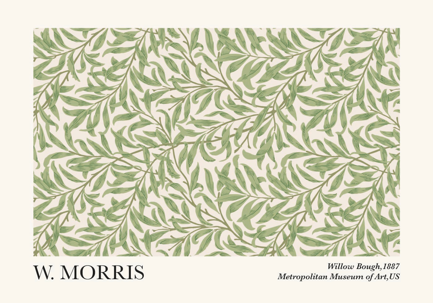 William Morris Willow Bough Plakat - Posterbox.dk