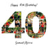 40th Birthday Photo Collage Personal - Posterbox