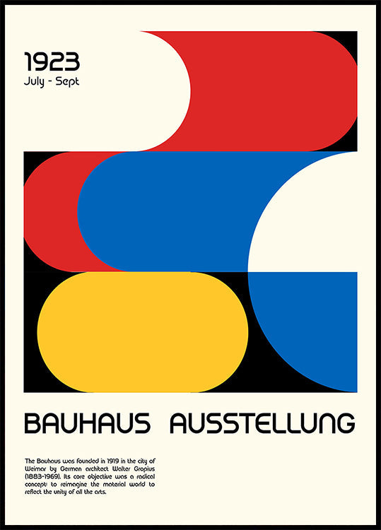 Bauhaus Ausstellung 1923 Plakat - Posterbox