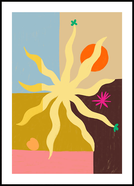 Sun, Fruit and Flower - Posterbox