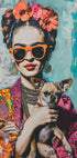 Frida Chihuahua Plakat - Posterbox