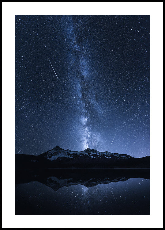 Galaxies Reflection Plakat - Posterbox