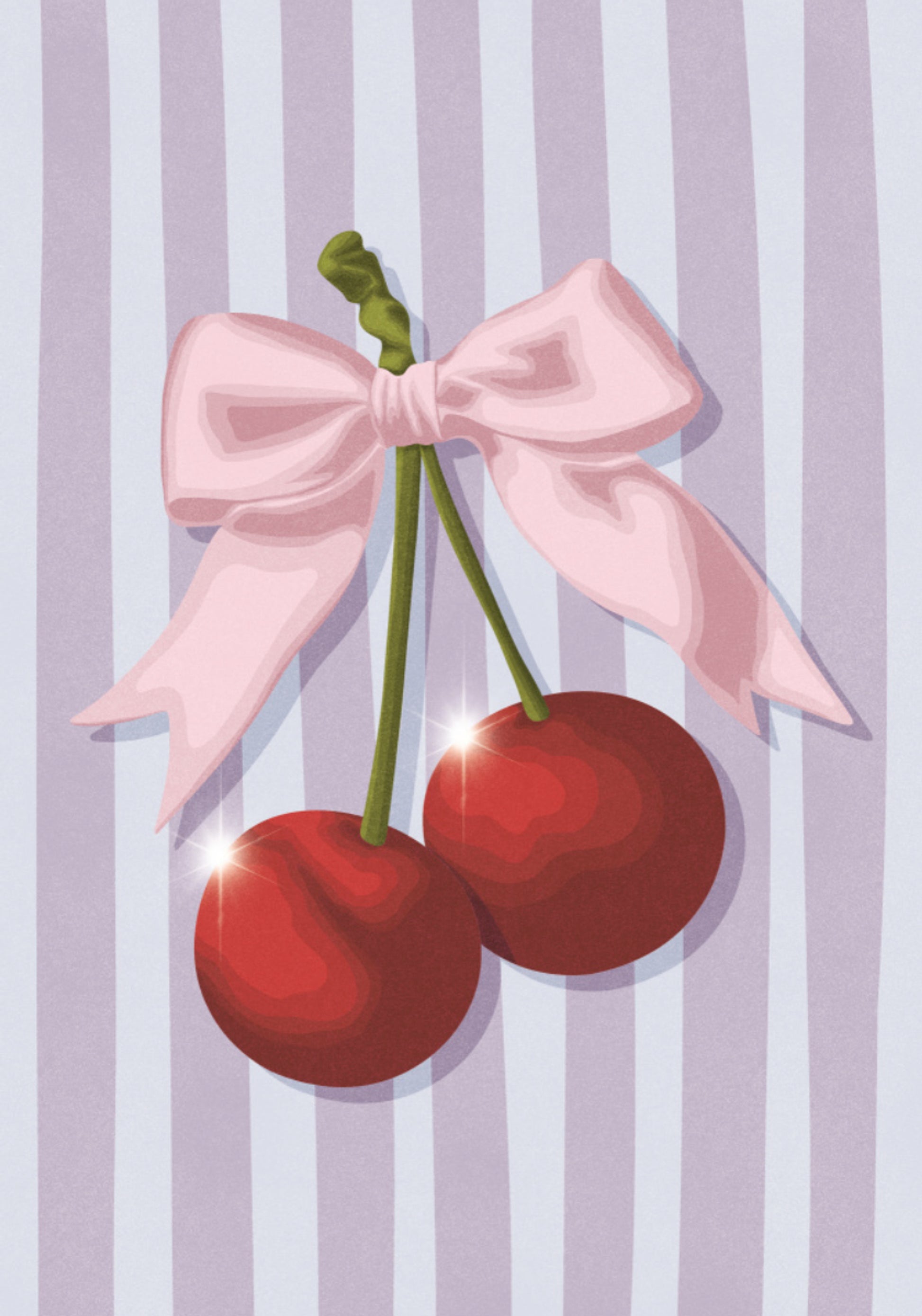 Cerejas doces rosa