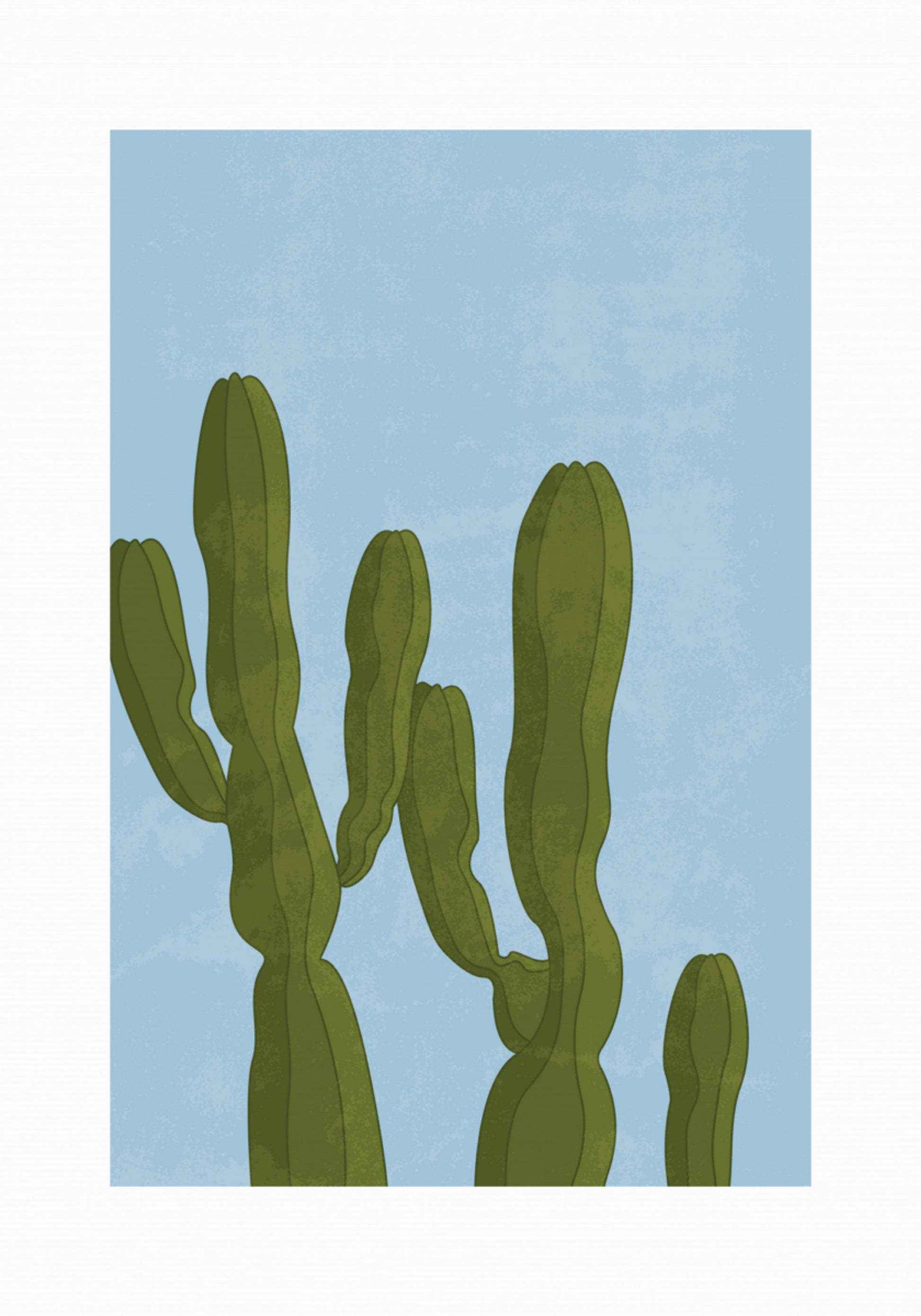 Cactos imponentes do deserto