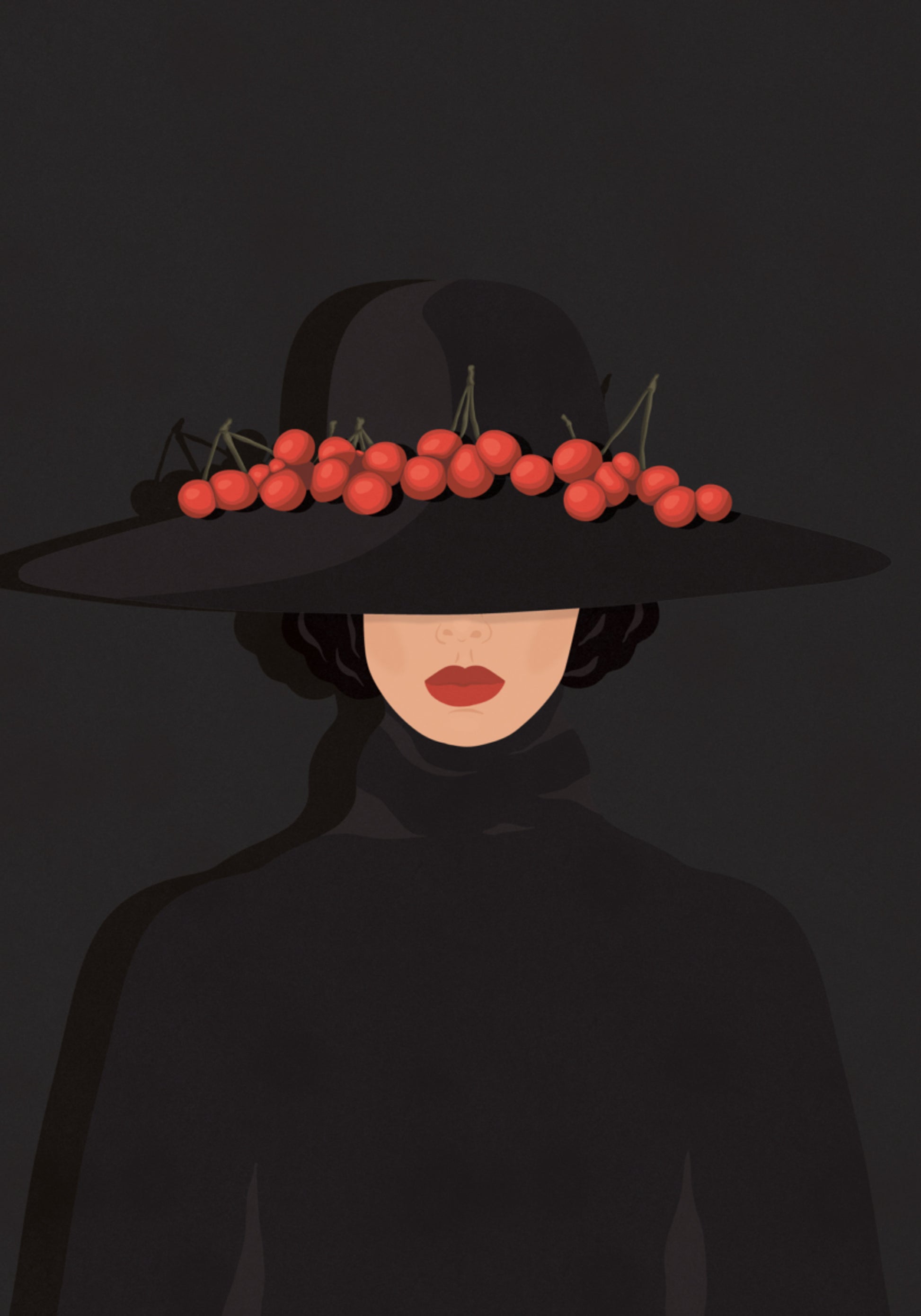 Mulher Cereja Elegante
