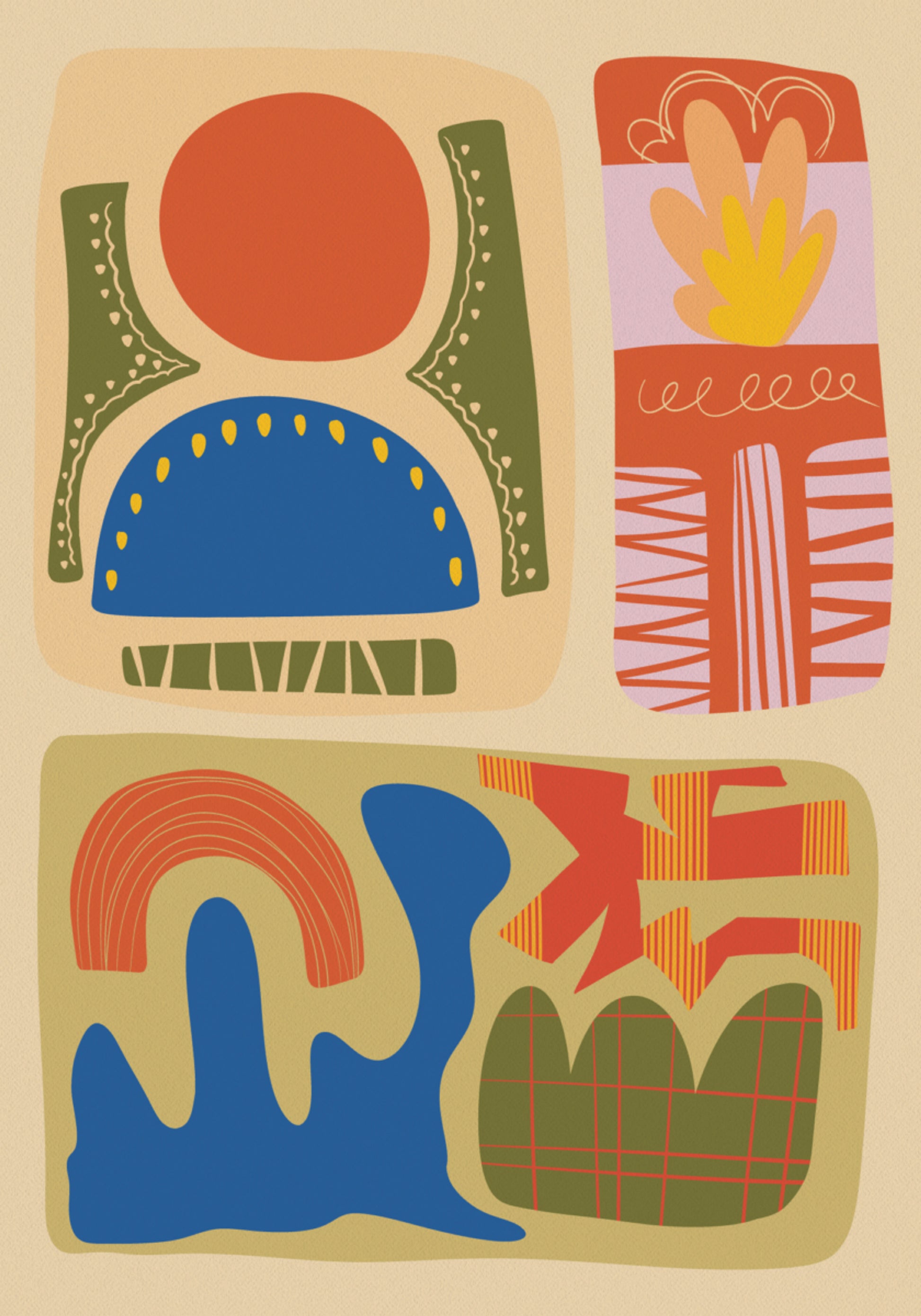 Formas abstratas modernas