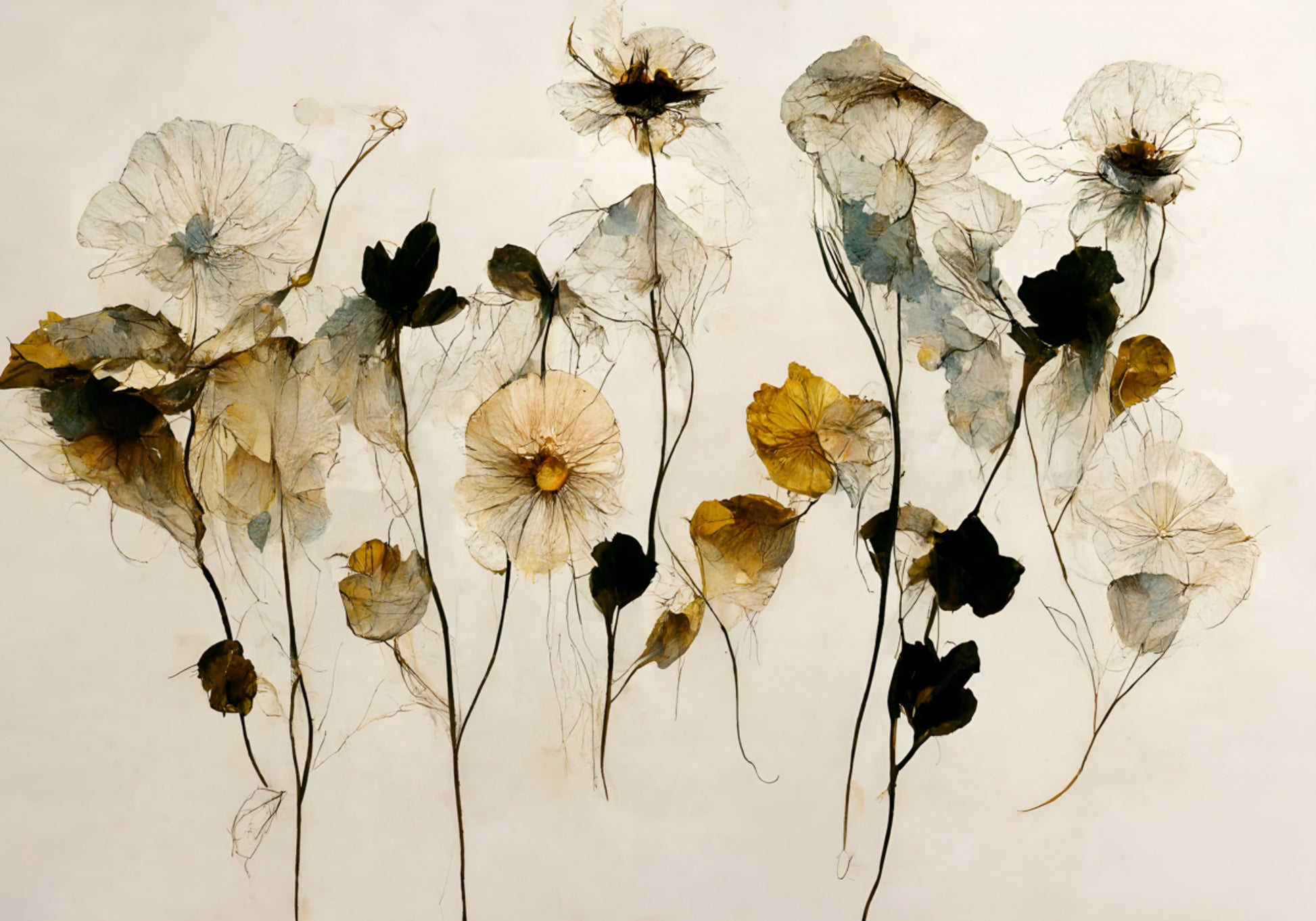 Lindas flores secas