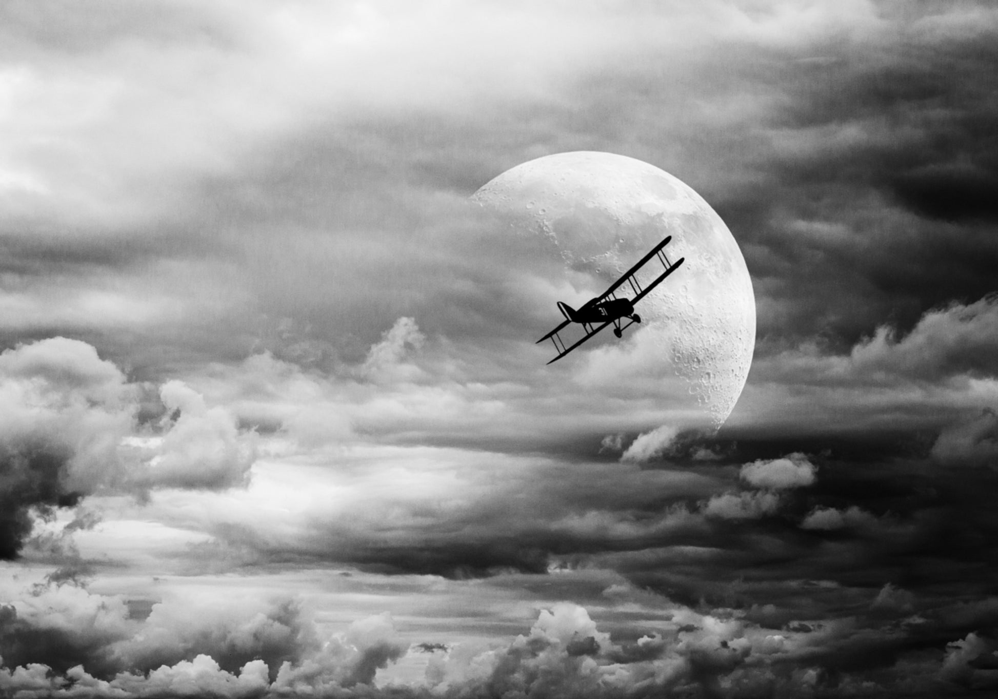 Voo lunar biplano