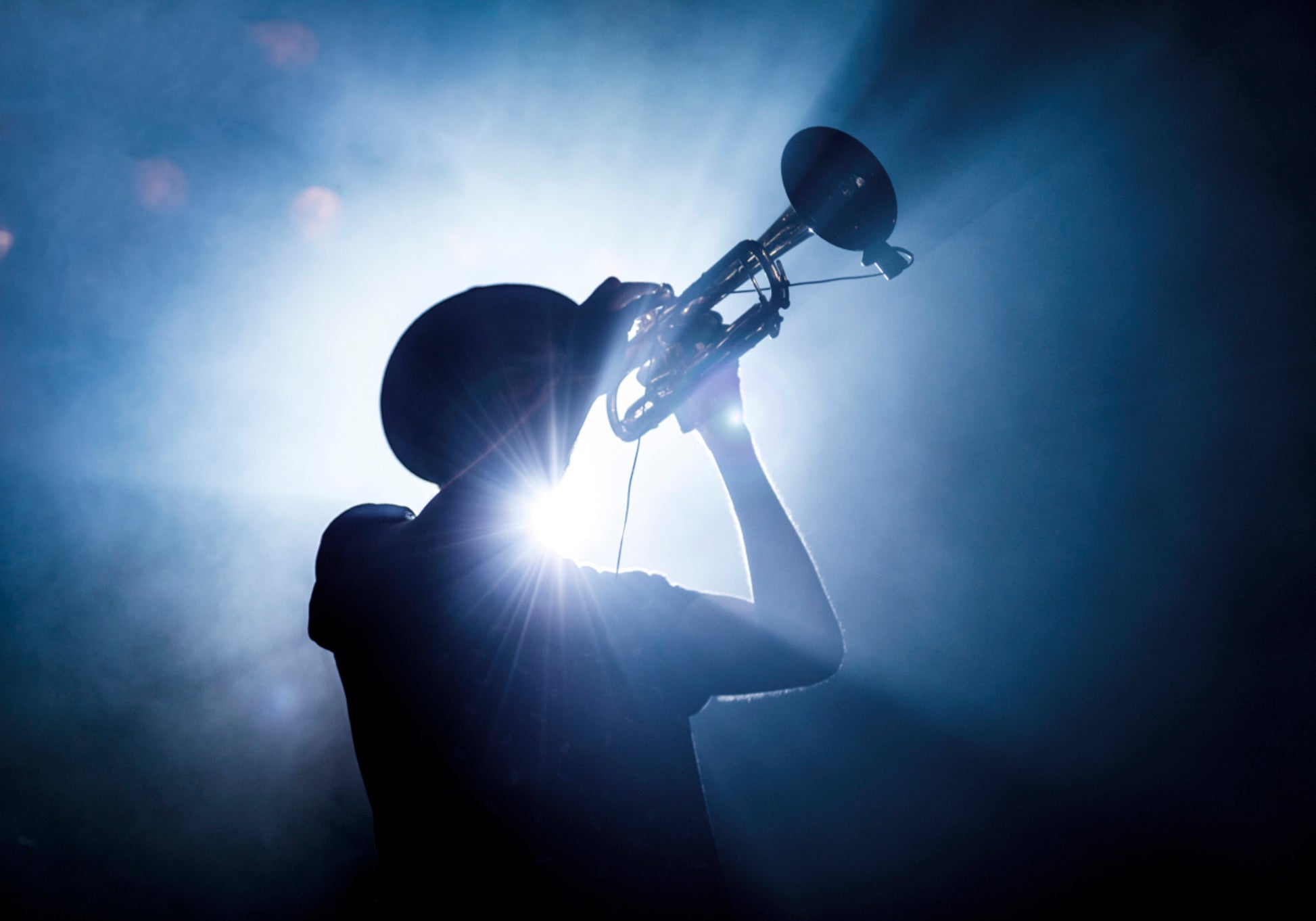 Apresentação de trompete de jazz