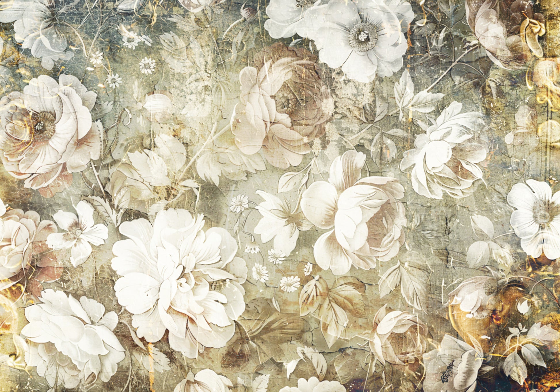 Elegância floral vintage