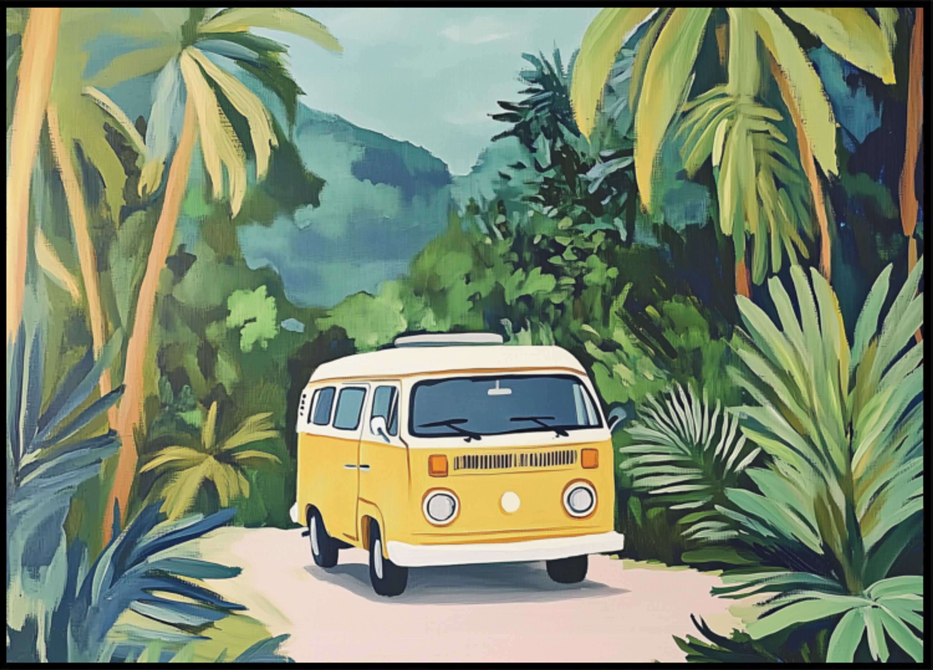 Aventura Tropical Van Amarela