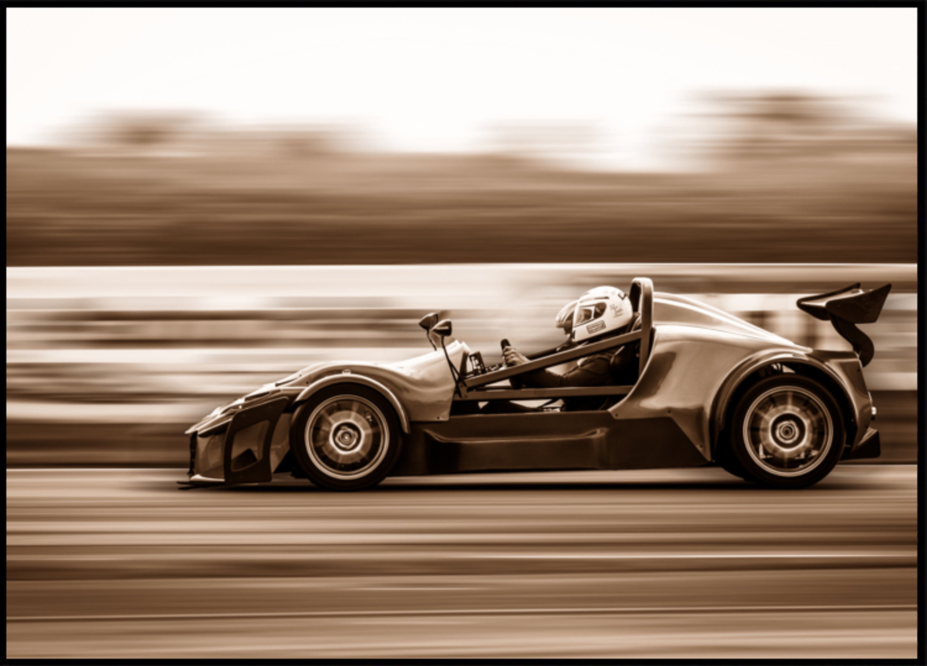 Carro de corrida de alta velocidade