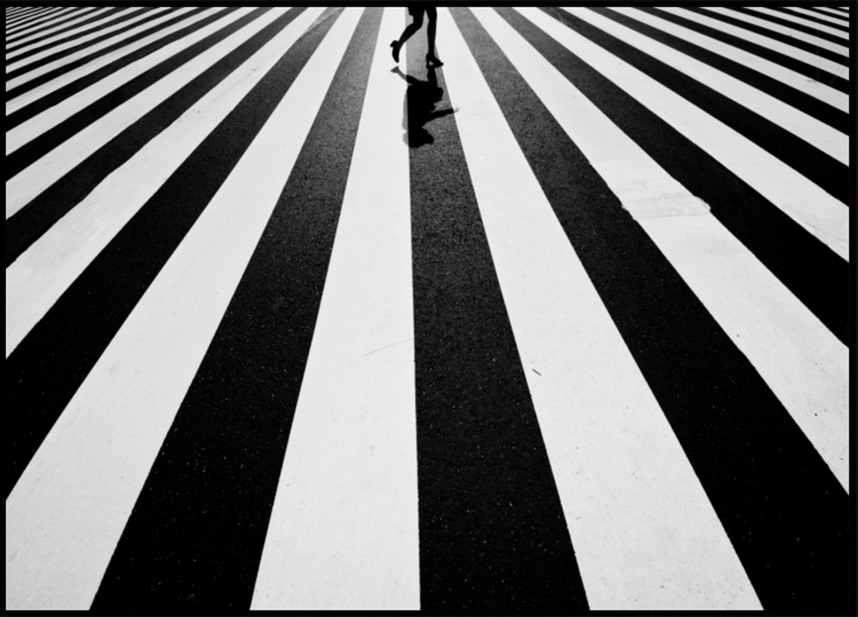 Andando nas listras