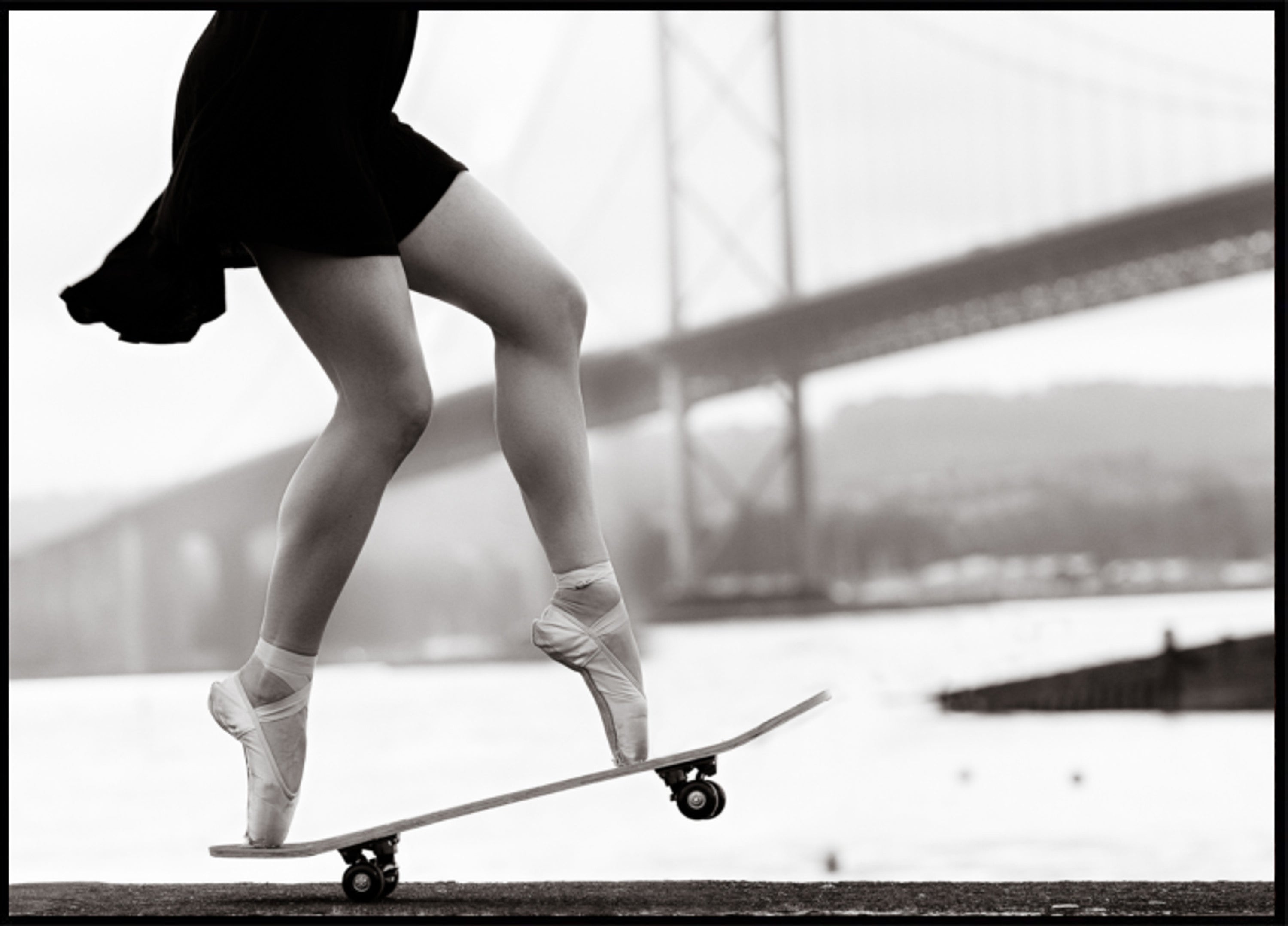 Ponte do patinador de balé