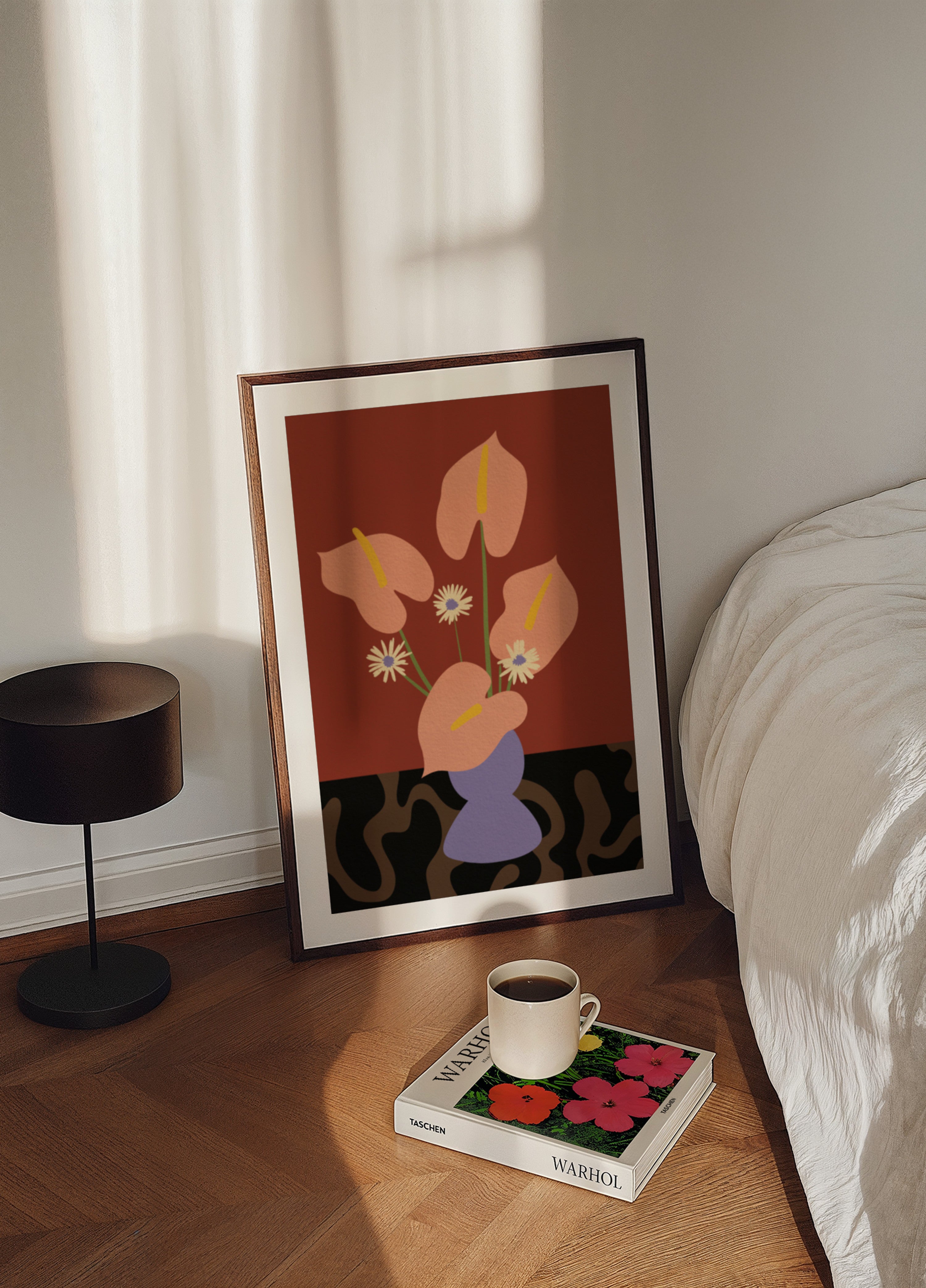 Natureza morta floral quente