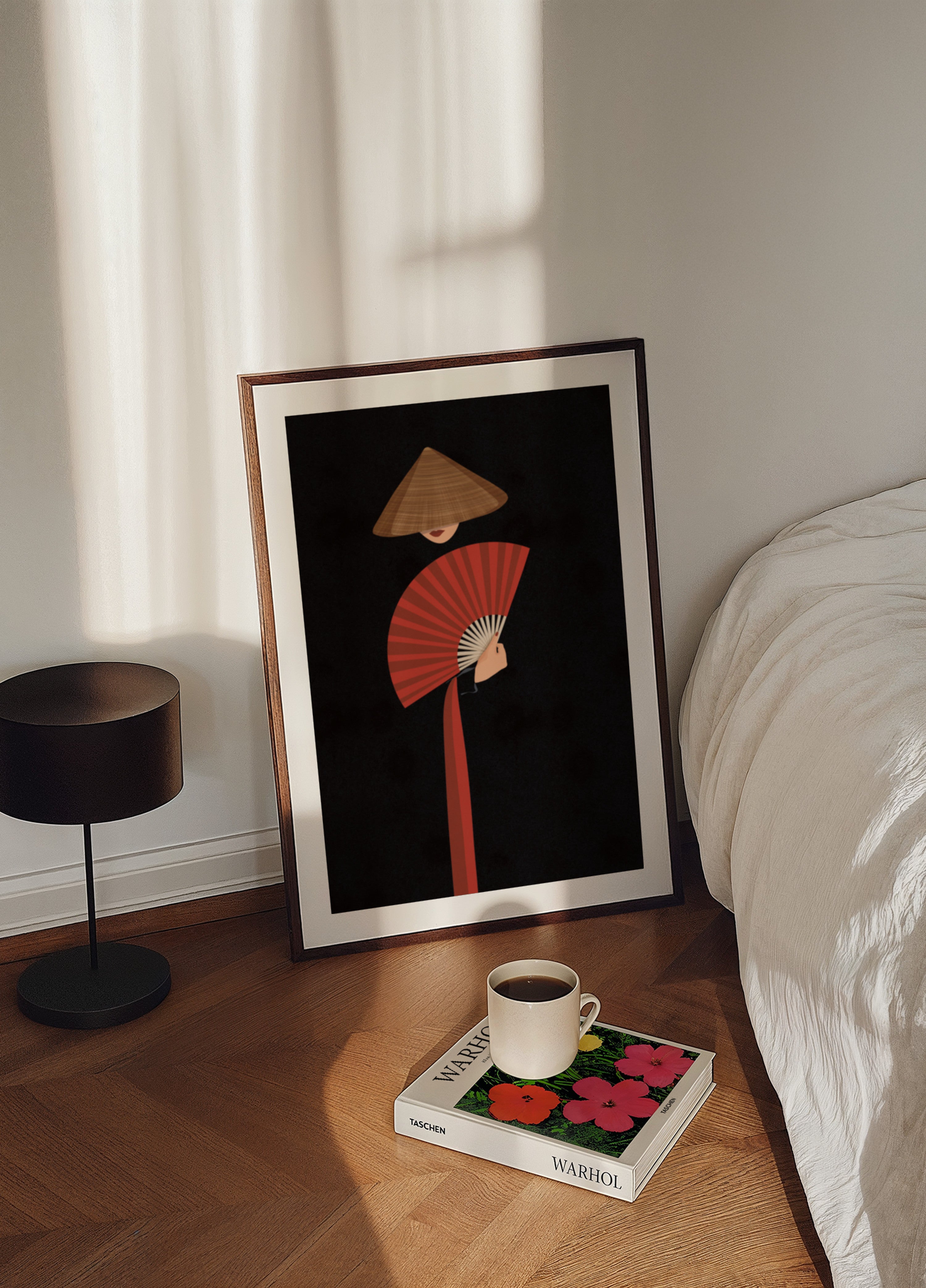 Ventilador Asiático Elegante