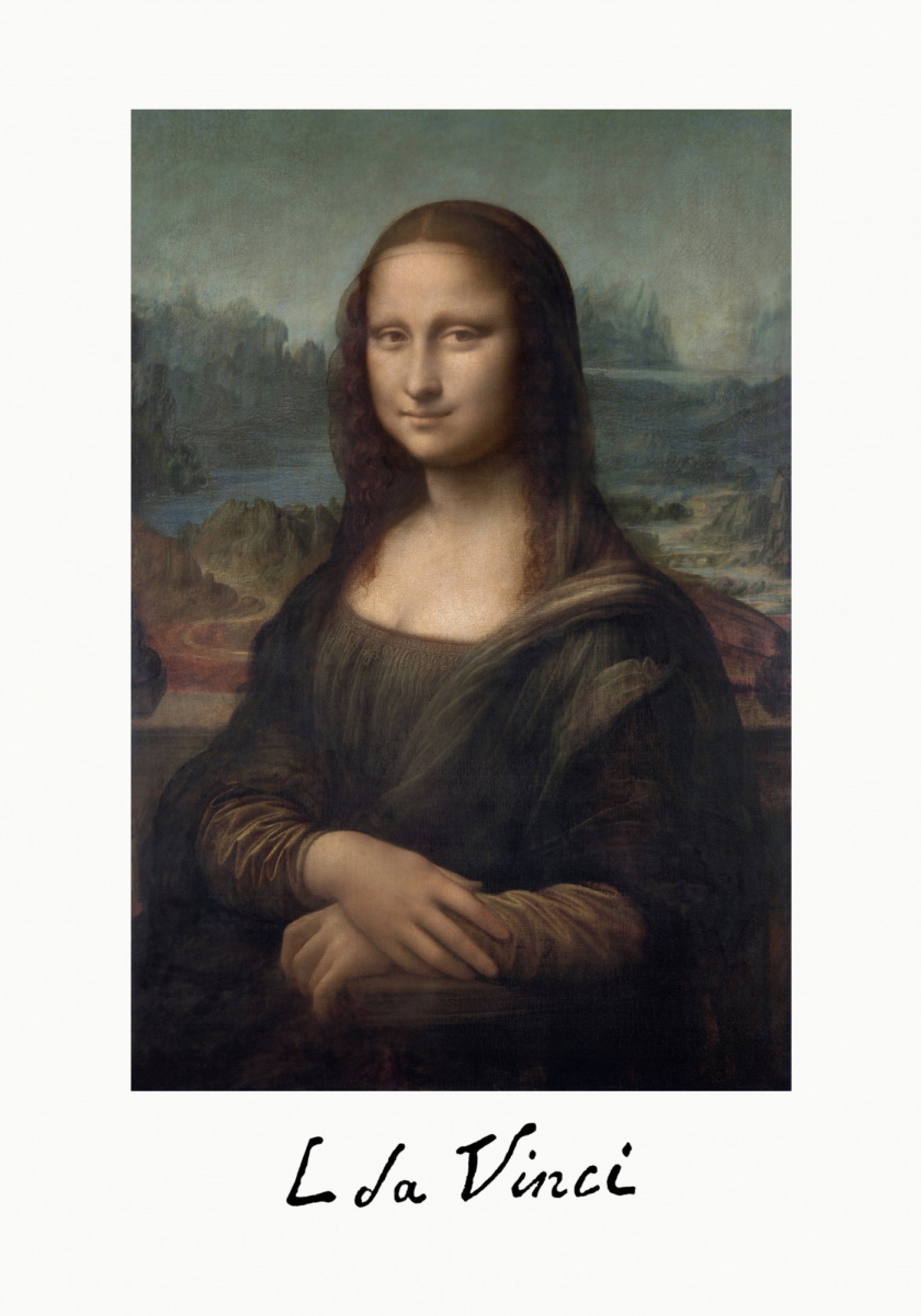 Assinatura de Mona Lisa Del Giocondo (1503–1506)