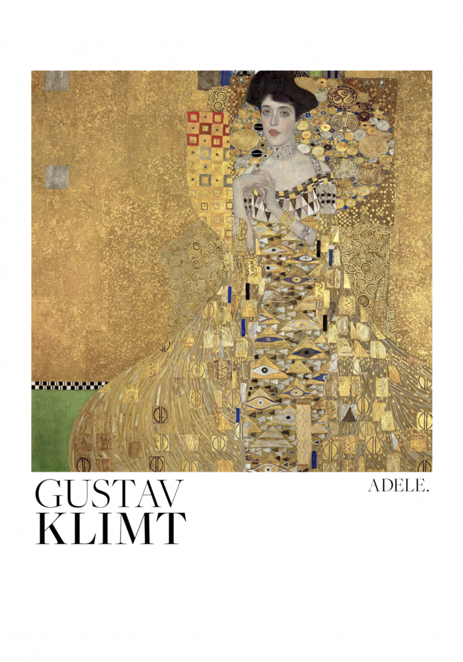 Pôster Retrato de Adele Bloch Bauer I (1907)
