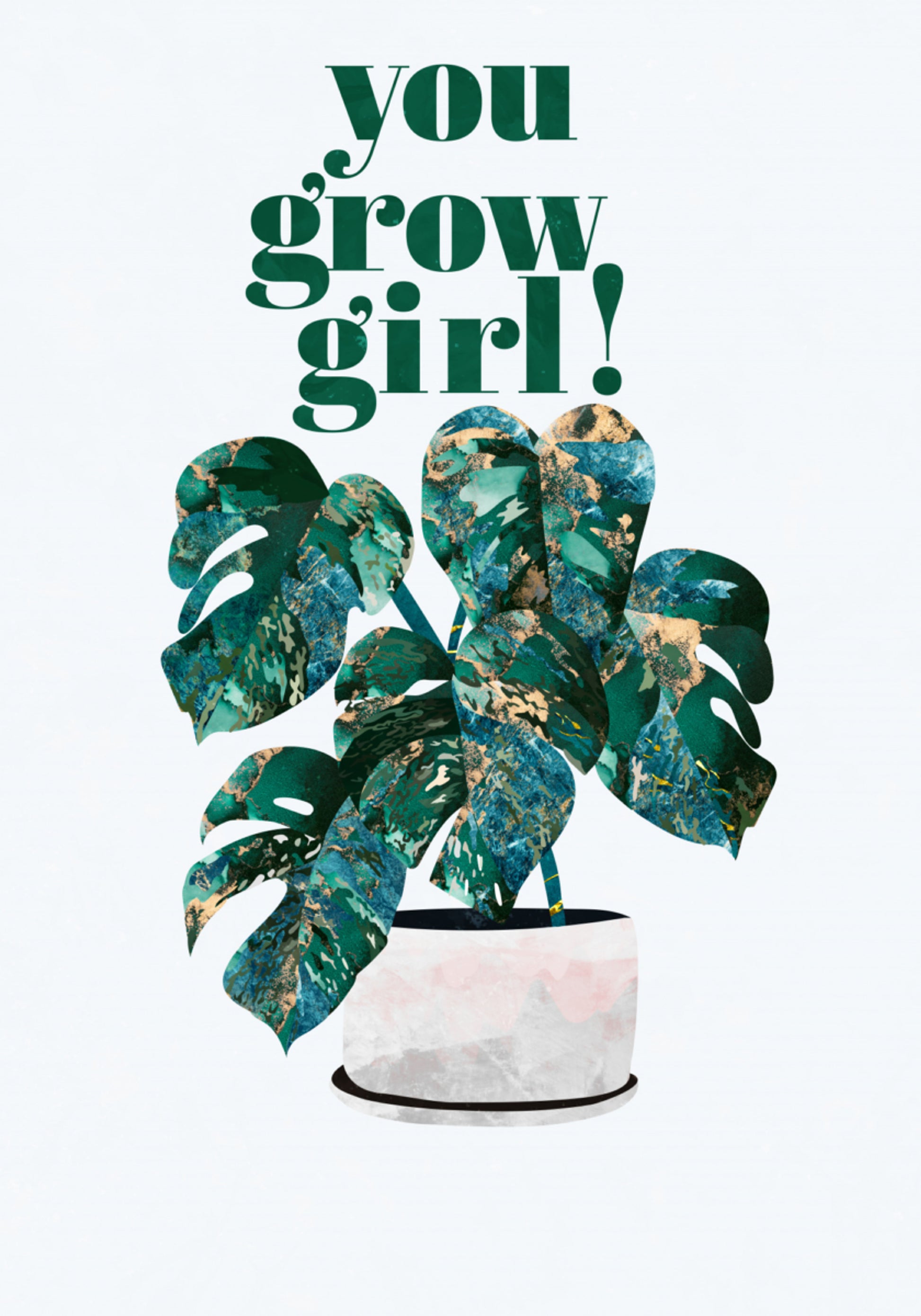Você cresce menina Monstera
