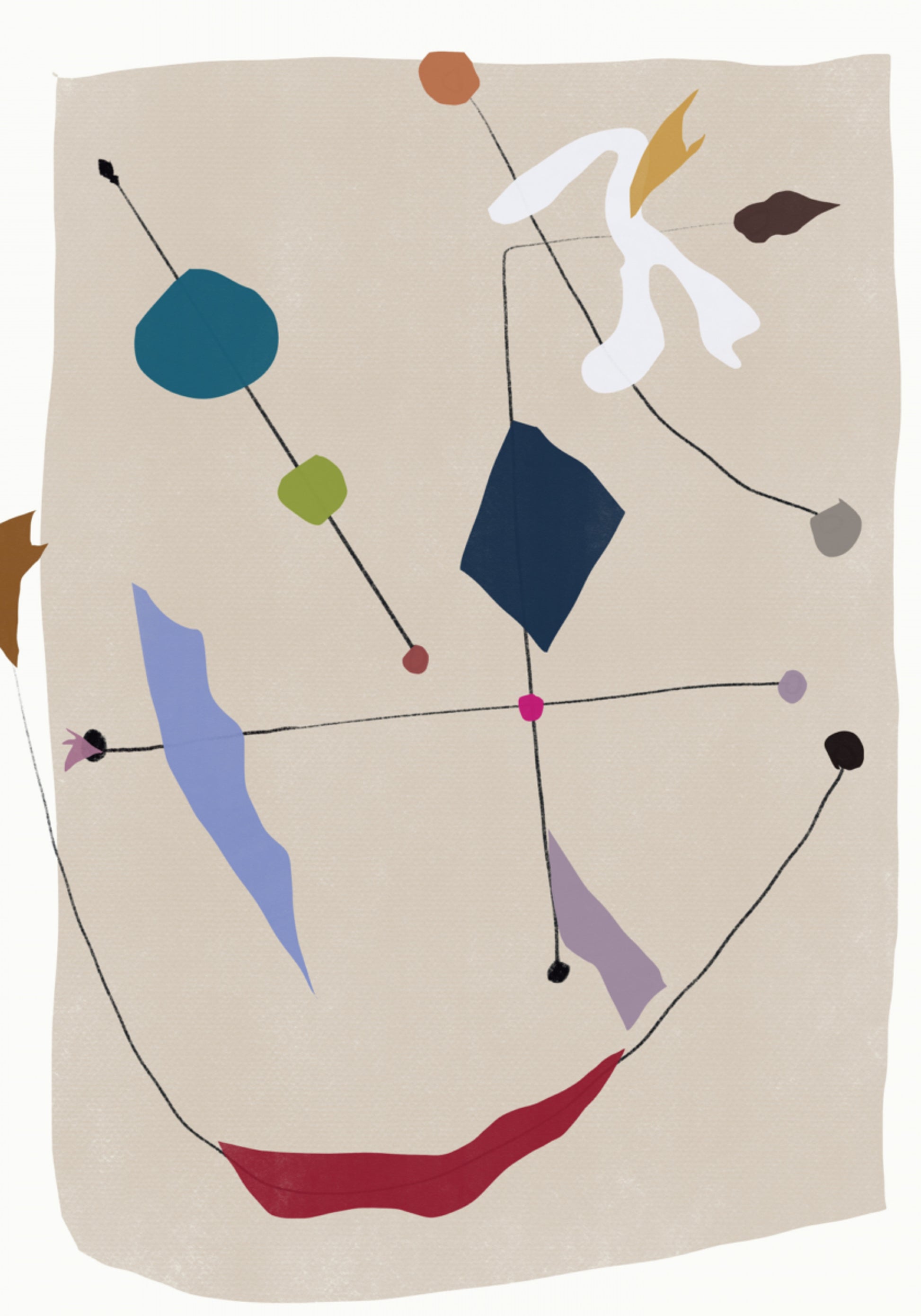 Formas abstratas caprichosas