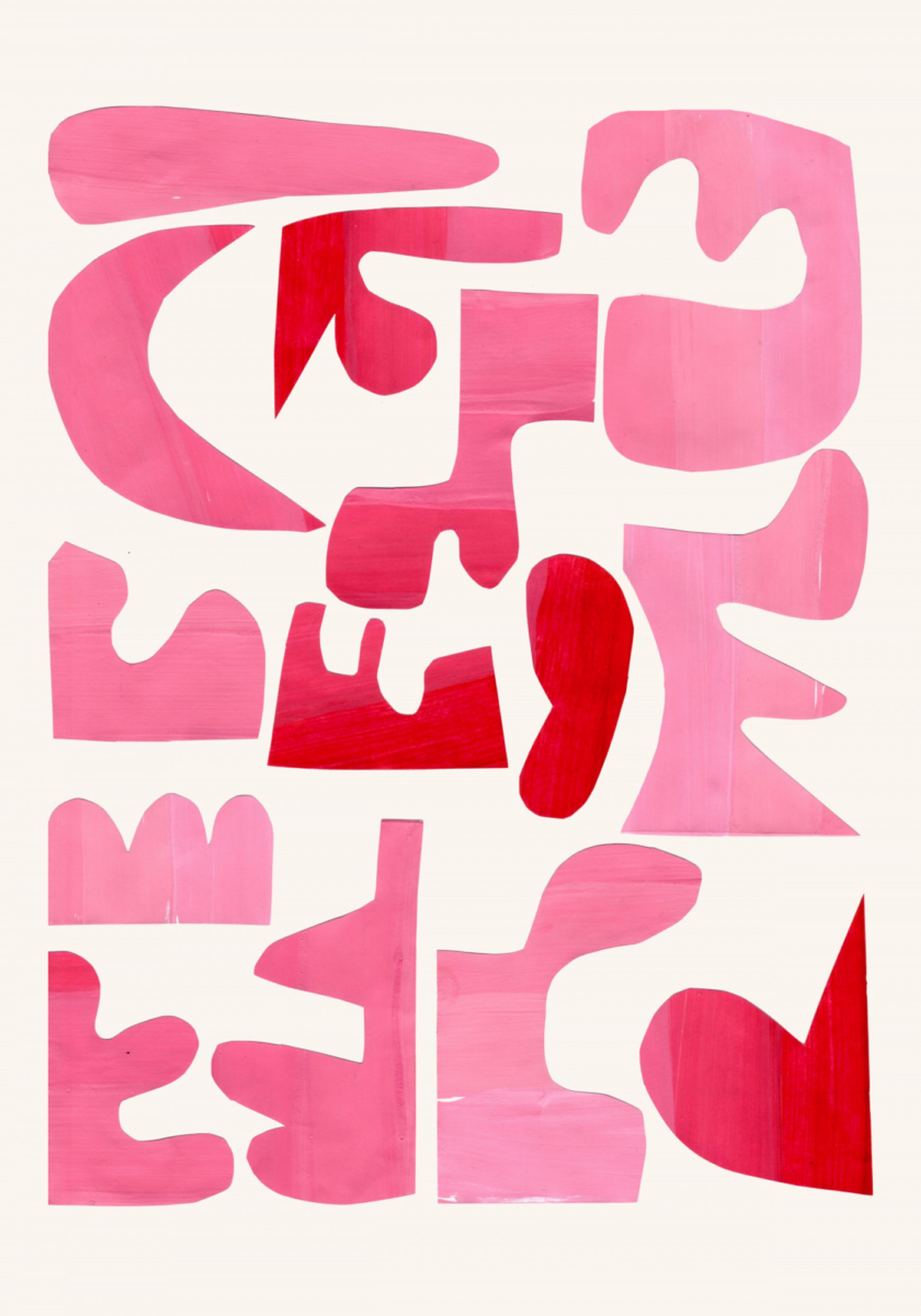 Formas rosa ousadas