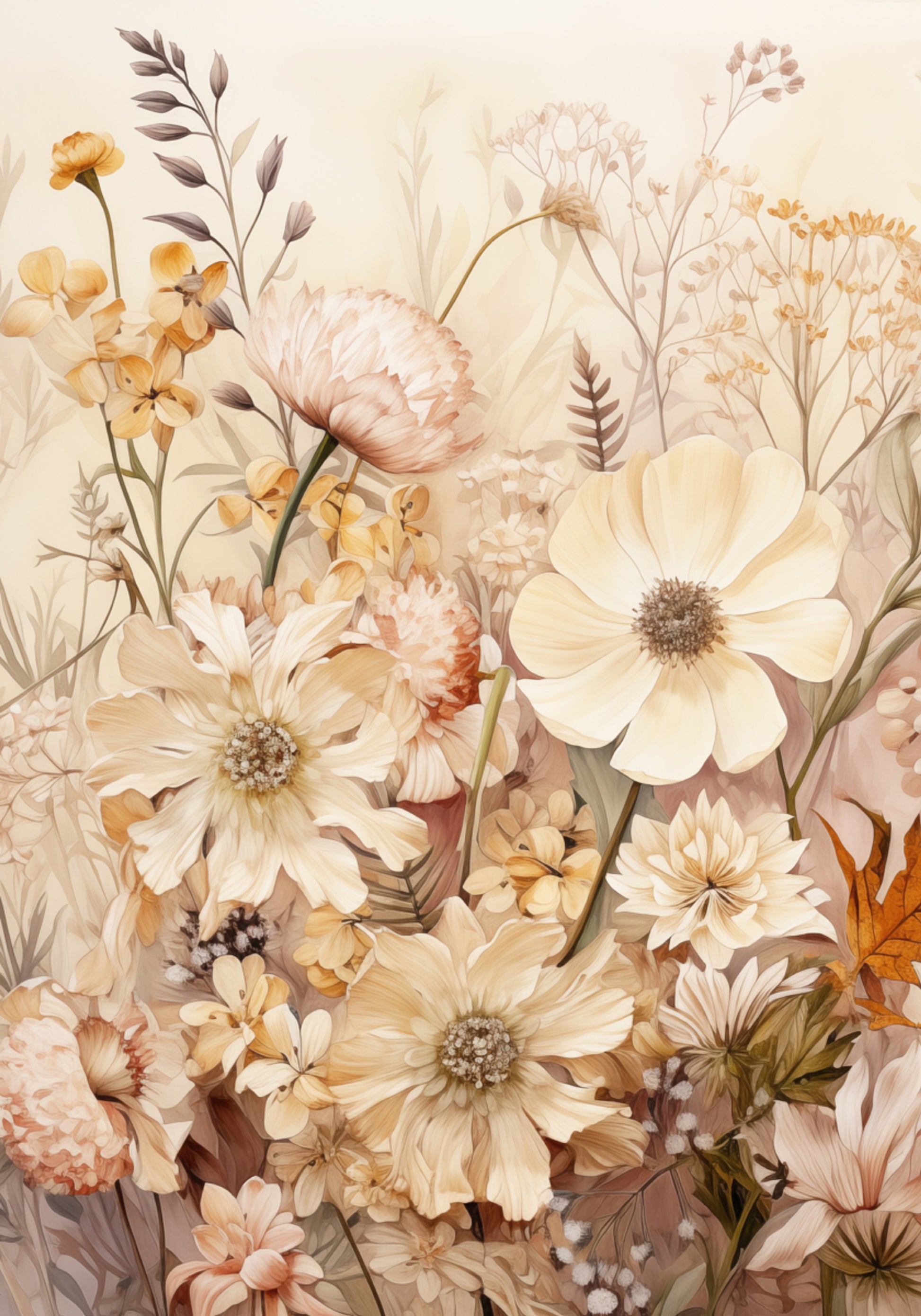 Jardim floral quente