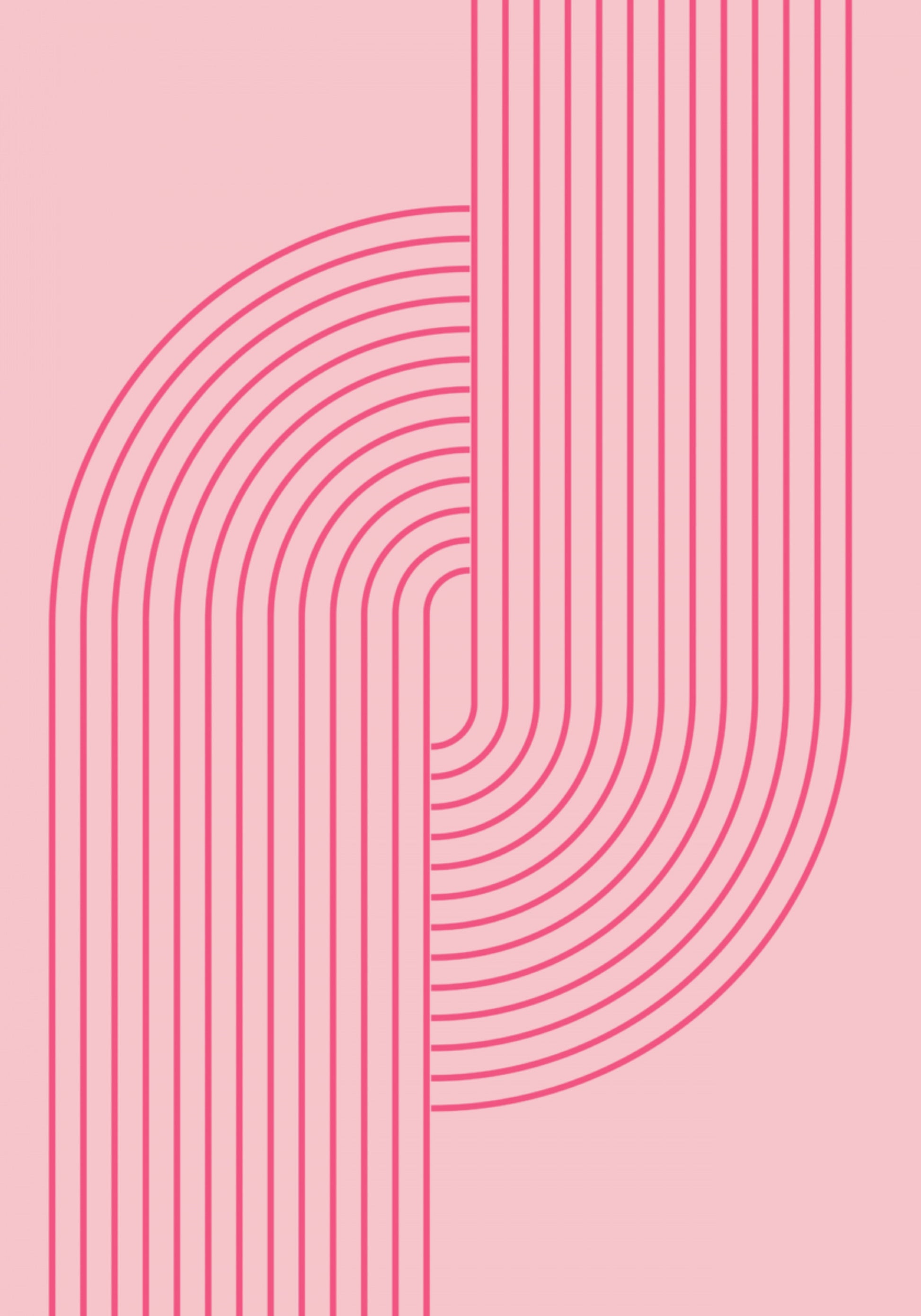 Curvas Abstratas Rosa