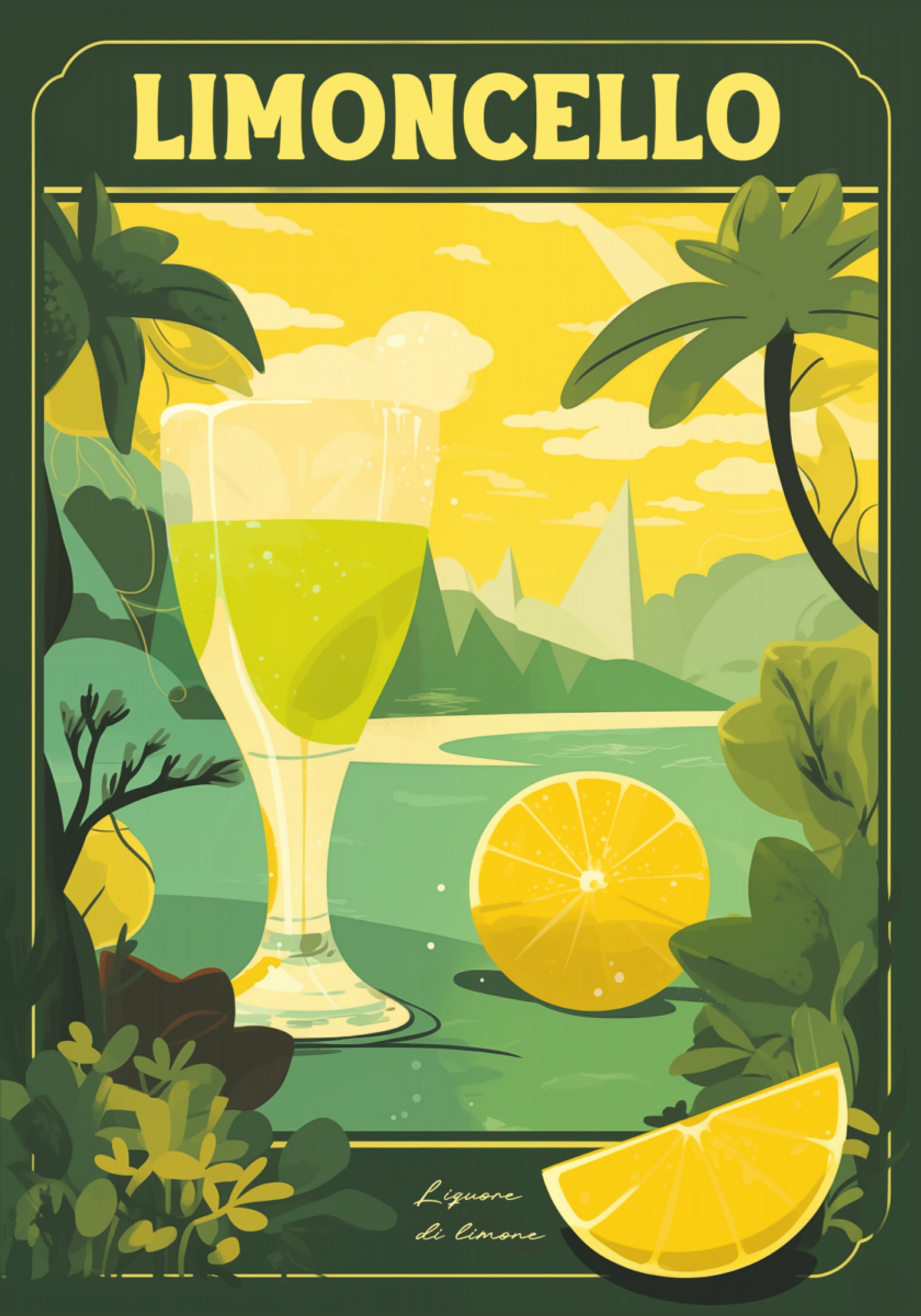 Limoncello Limão Paisagem