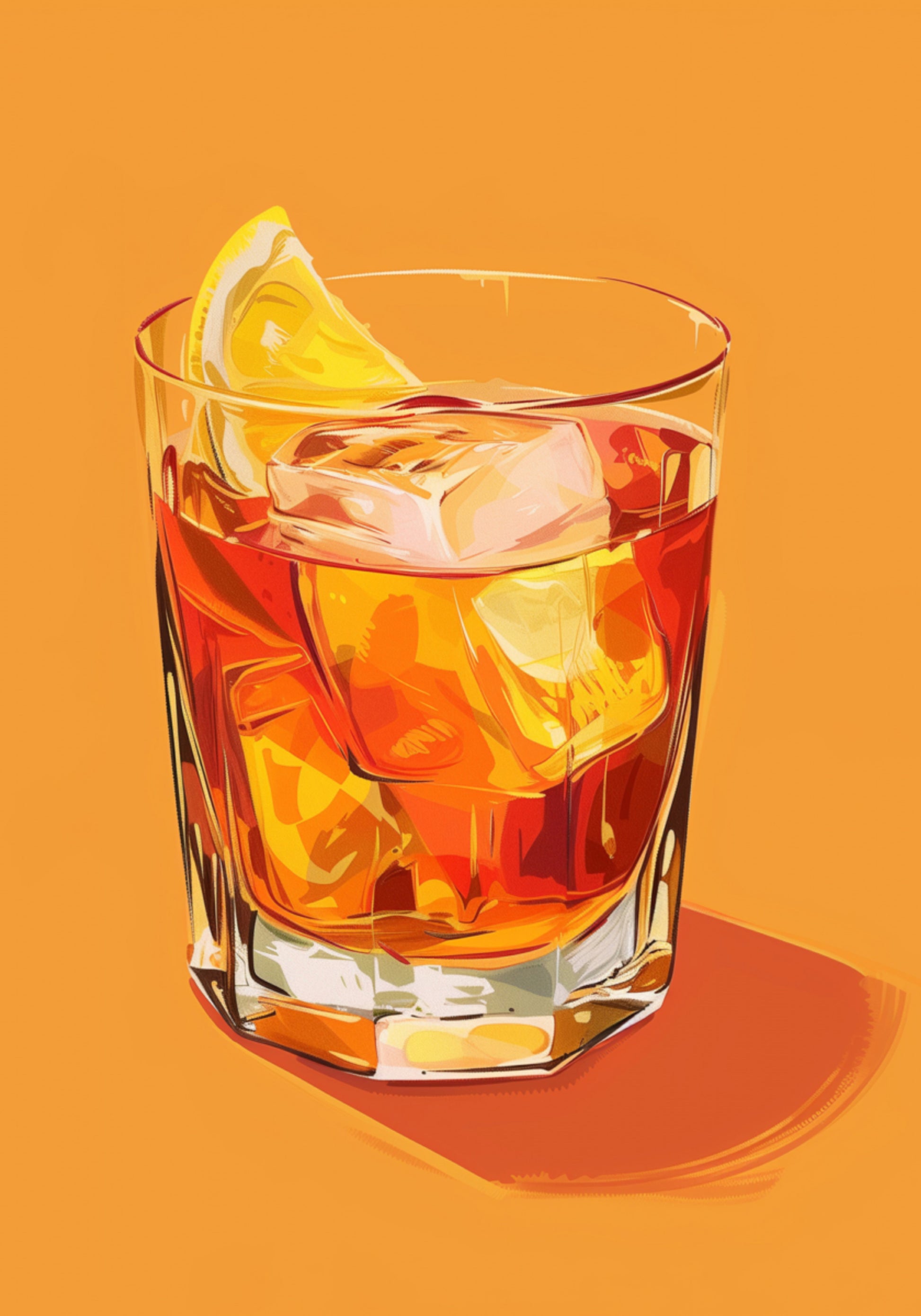 Coquetel Refrescante de Laranja