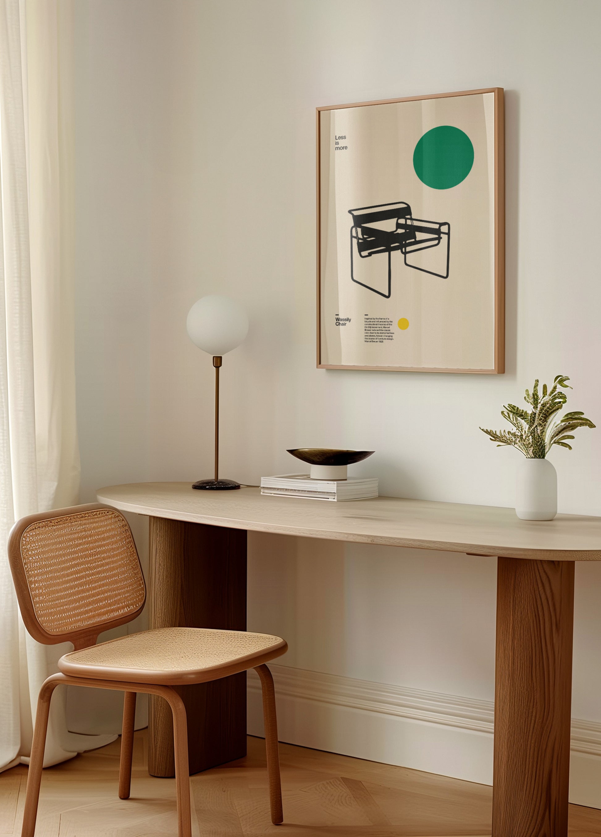 Cadeira de design Bauhaus