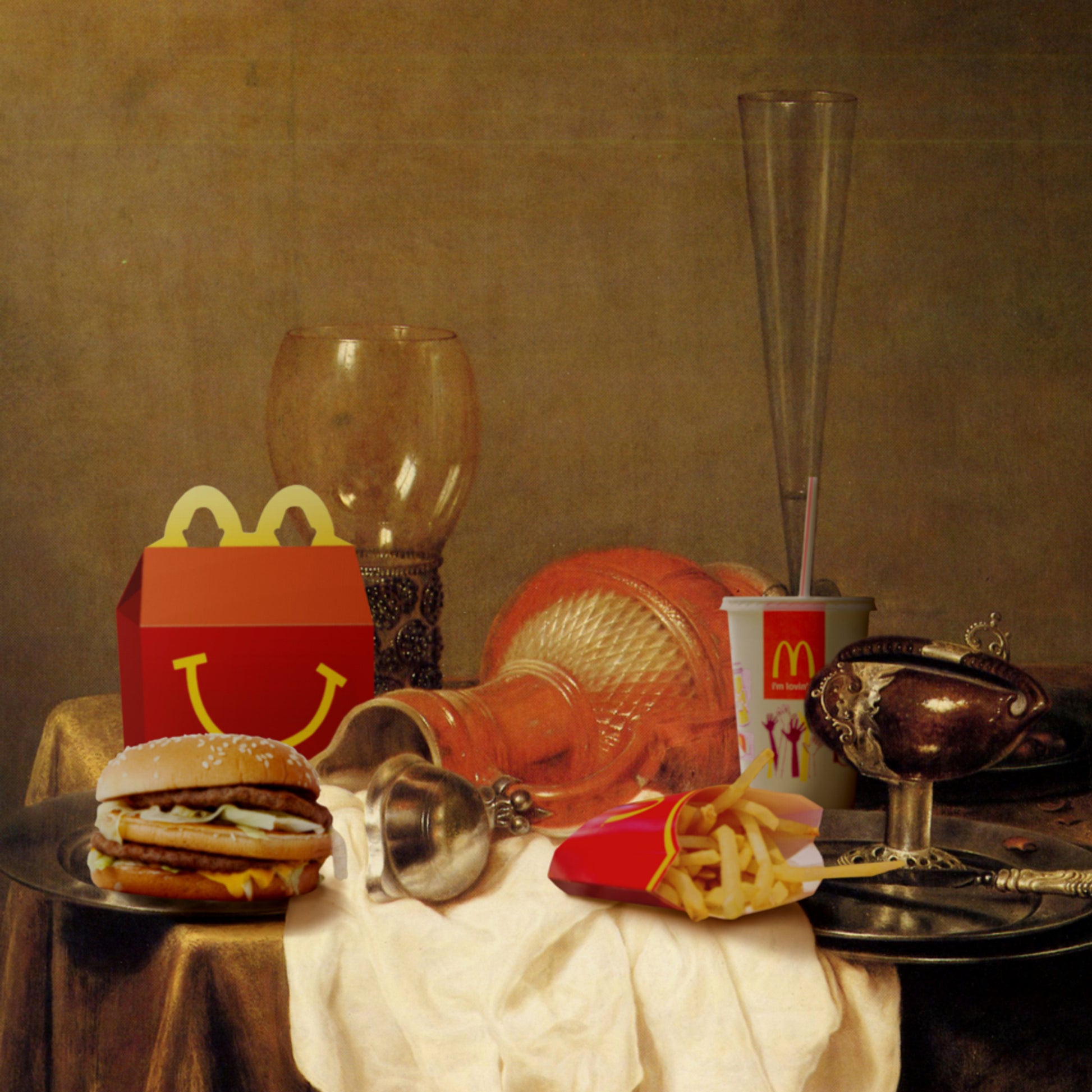Mesa opulenta de fast food